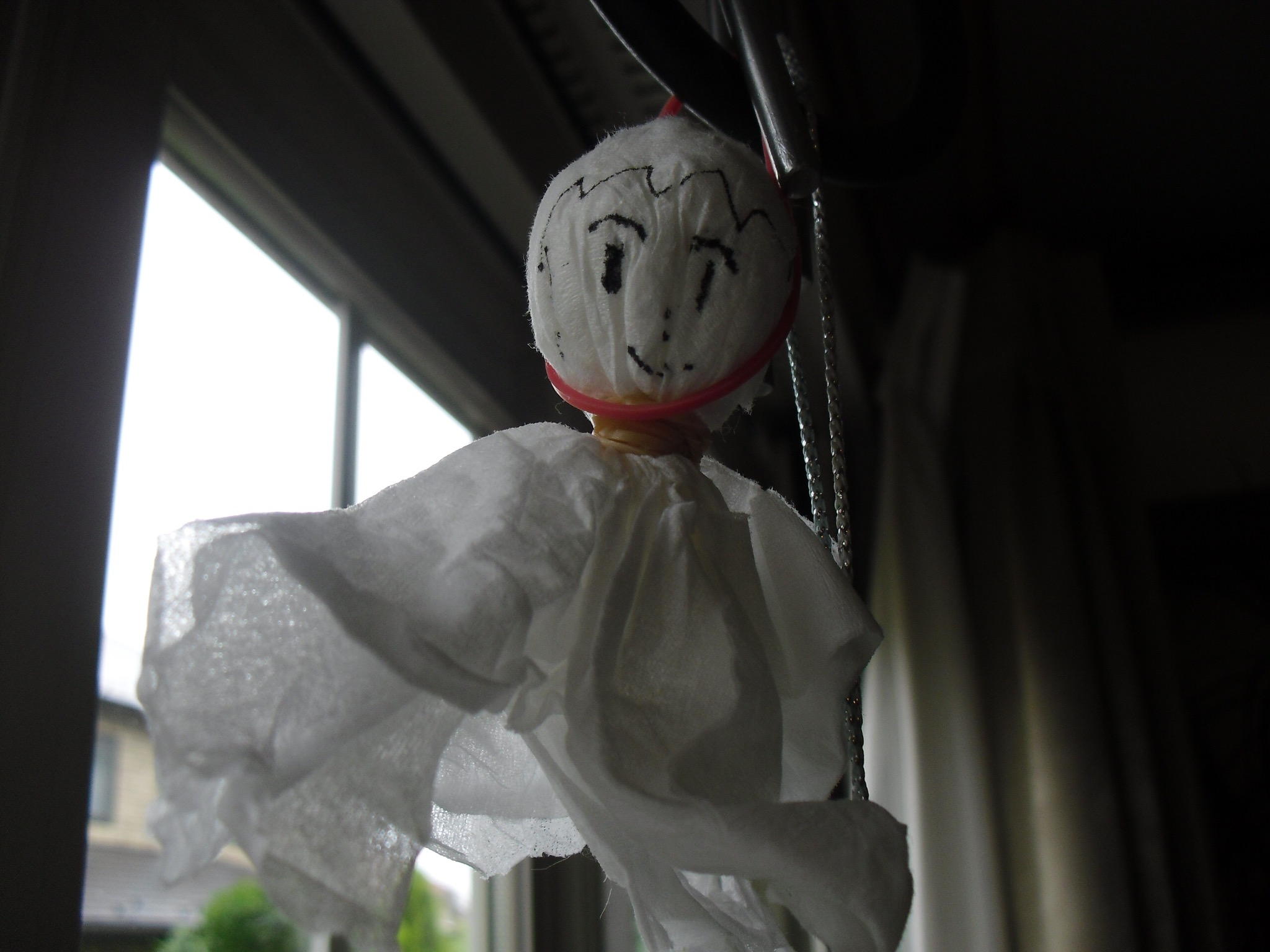 One indication that I have not experienced the persistent rainy season yet is that I haven't seen any 'thru thru bozo' hanging in windows or outside. They are said to be common when people want the rain to go away. Something to look forward to! (Image source: japanesemythologywordpress.com) 