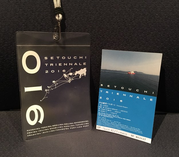 My timing was perfect as the Teshima Art Museum was part of a Contemporary Art & Architecture Tour (CA&AT) that I learnt about through my friend Corinne (see . As well as meeting the talented and inspiring people on the tour, pictured below, a major drawcard of the tour was the Setouchi Triennale. This festival, which spans the Inland Sea in Japan, is held once every three years. Starting in 2010, it has a strong focus on building communities and reinvigorating the islands. The director of the festival Fram **, who we were fortunate to meet, said that the fundamental idea of art in the 21st century was its connection to the environment, world peace and democracy. My interest was how these connections, and the island settings,