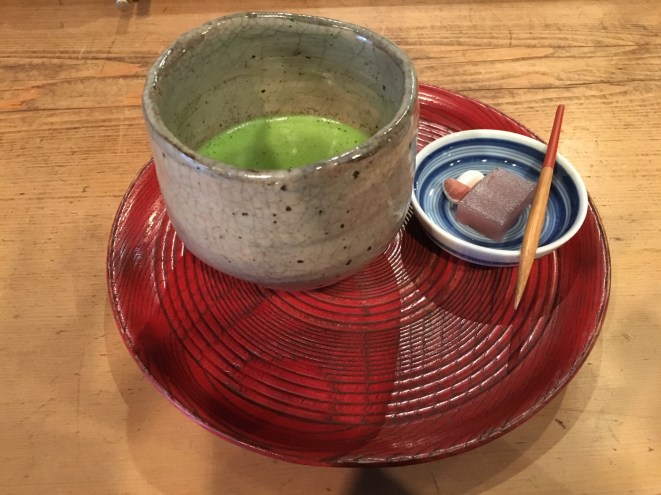 Matcha at a teashop in Teramachi Dori in Kyoto. My favourite in that city.