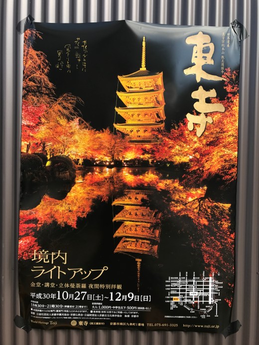 Toji Autumn illumination 2018